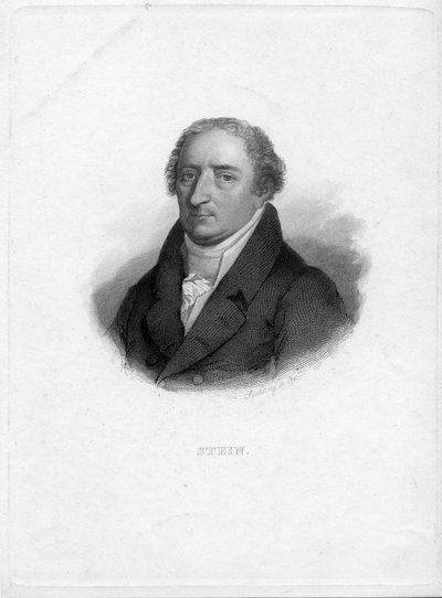 gegraveerd portret door Lazarus Gottlieb Sichling
